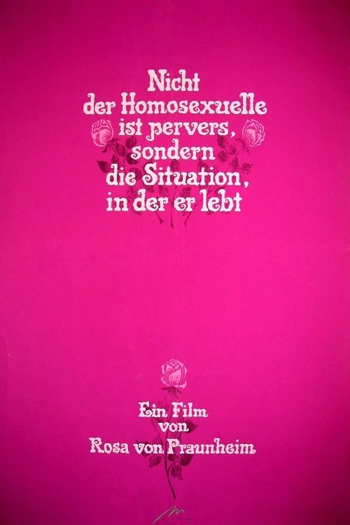 Nicht der Homosexuelle ist pervers, sondern die Situation, in der er lebt (1971) poster