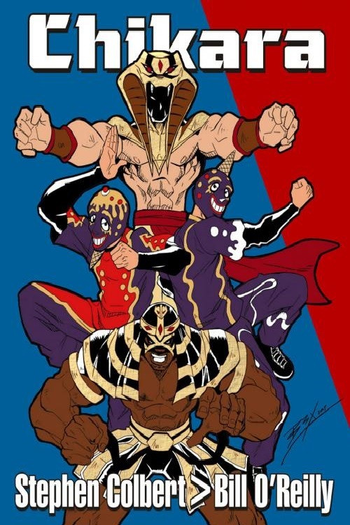 Chikara: Stephen Colbert > Bill O'Reilly