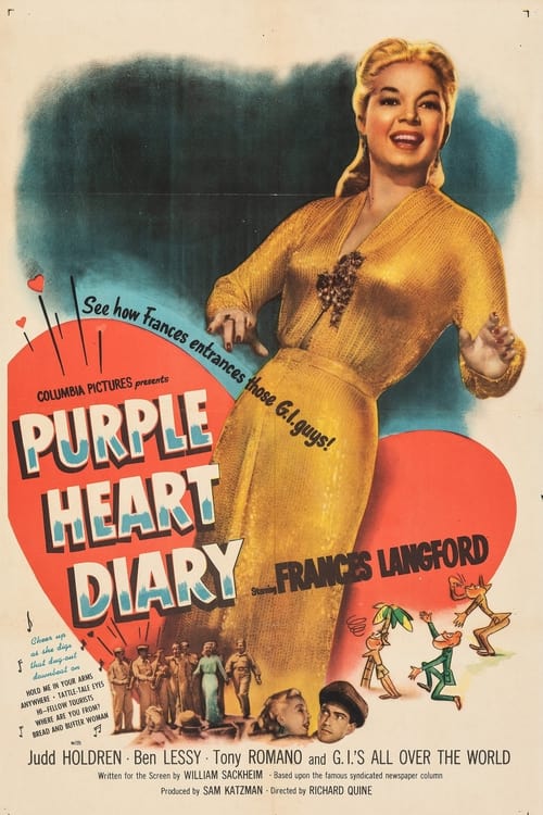 Purple Heart Diary (1951) poster