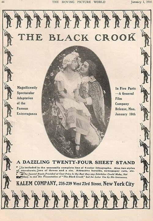 The Black Crook movie poster player