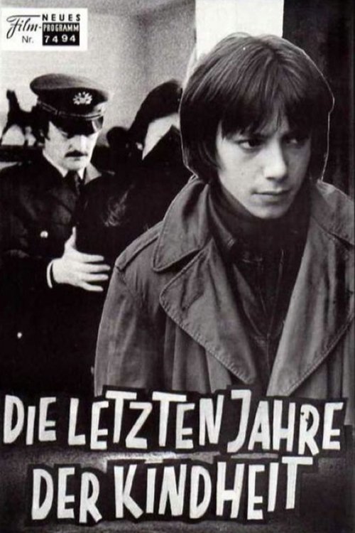 Die letzten Jahre der Kindheit movie poster player