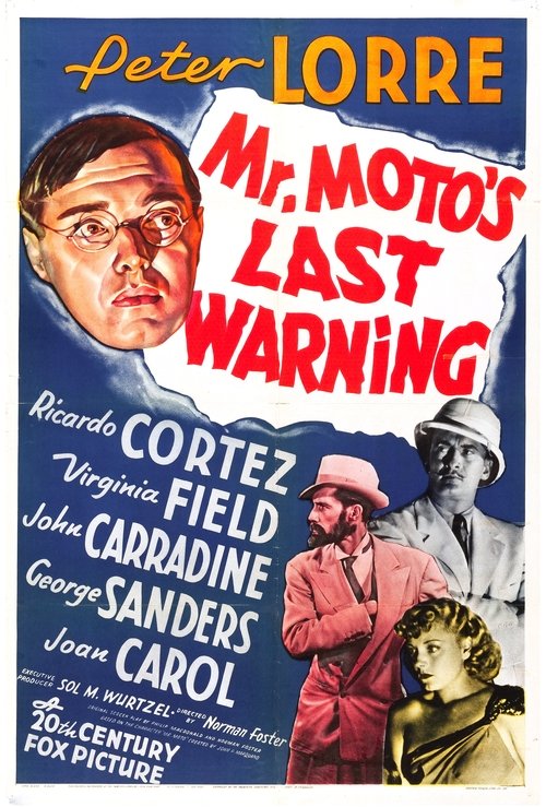 Mr. Moto's Last Warning movie poster player