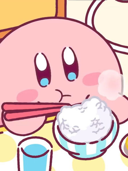 Mogumogu Kirby: White Rice