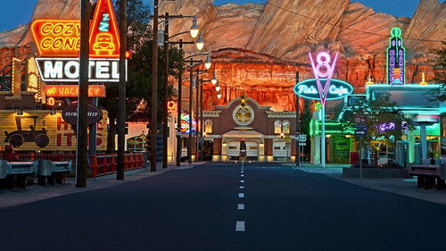 Cars Land | Disneyland Resort Backdrop Blur