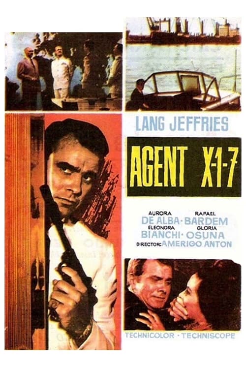 Poster Agente X1-7 - Operazione oceano 1965