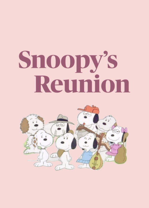 Póster oficial de Snoopy's Reunion (1991) - Animation