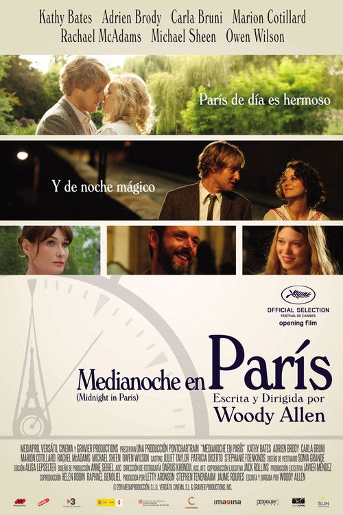 Midnight in Paris poster
