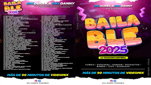 Bailable 2025 - DVJ Durek Ft. DVJ Danny Backdrop Blur