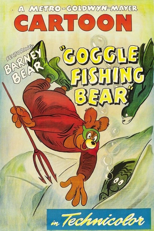 Poster Goggle Fishing Bear 1949