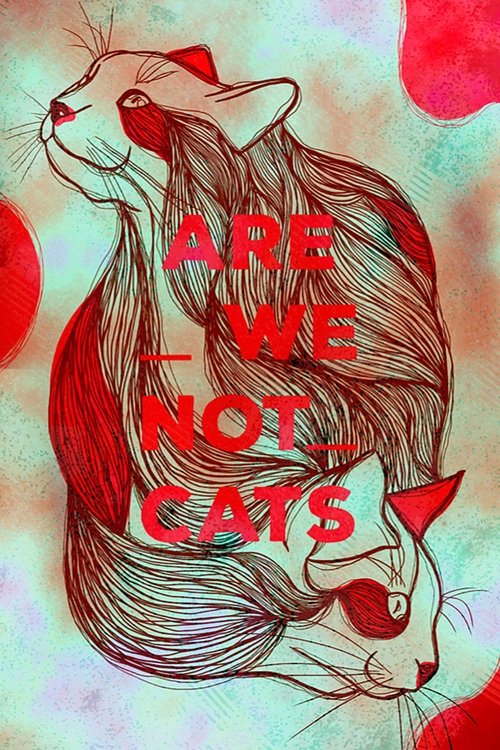 Grootschalige poster van Are We Not Cats