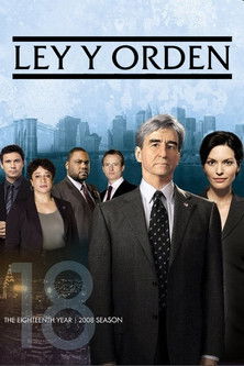 Póster de la temporada 18 de la serie Ley y orden