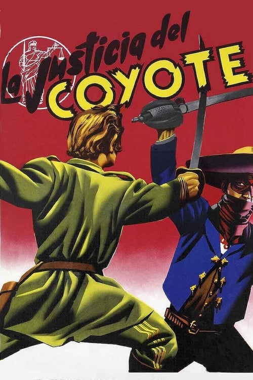 Poster La justicia del Coyote 1956