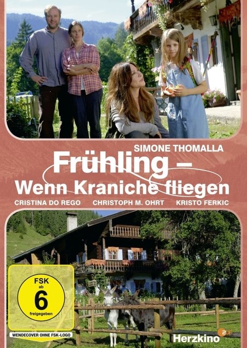 Frühling - Wenn Kraniche fliegen poster