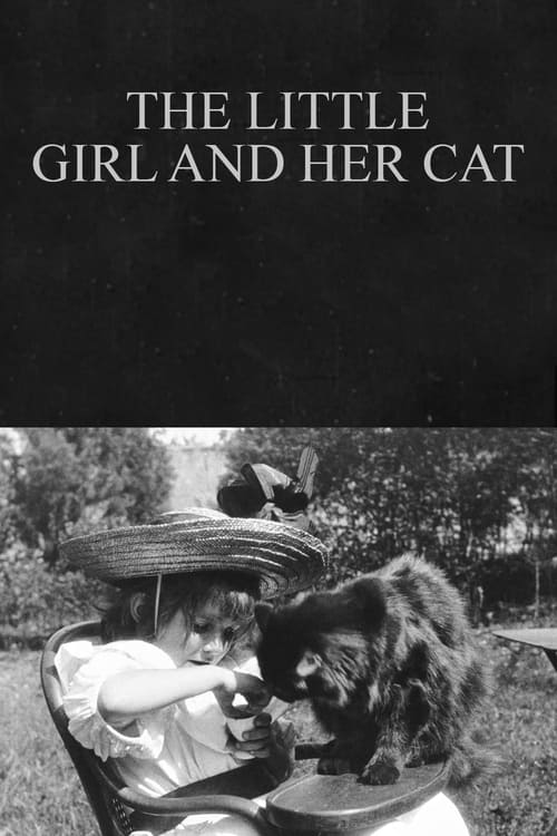 Poster La petite fille et son chat 1899