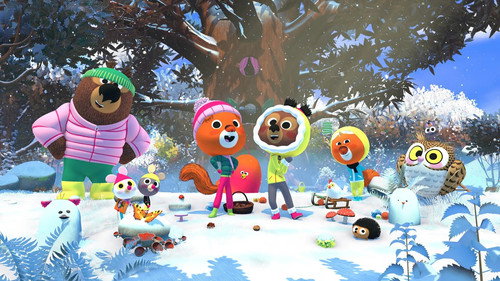 L'Hiver d'Edmond et Lucy Backdrop Blur