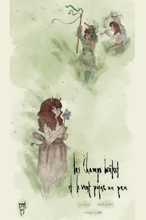 LES CHAMPS BRÛLENT ET LE VENT PIQUE UN PEU