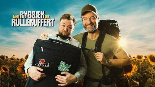 Med rygsæk og rullekuffert