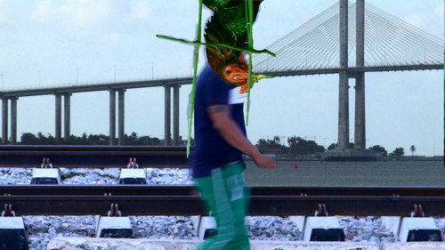 não existe mais lugar concreto aqui Backdrop Blur
