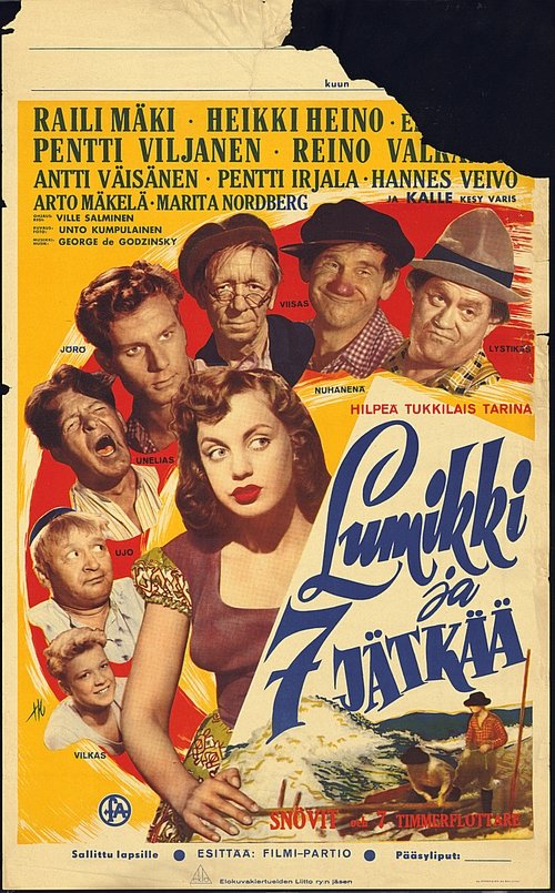 Lumikki ja 7 jätkää movie poster player