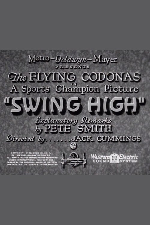 Swing High movie poster player