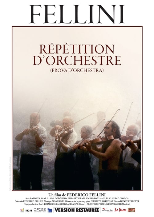 Orchestra Rehearsal poster