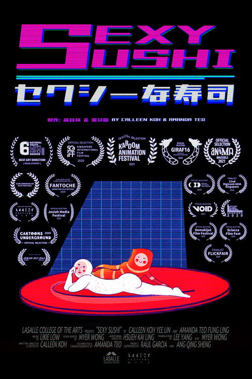 Póster oficial de Sexy Sushi (2020) - Animation