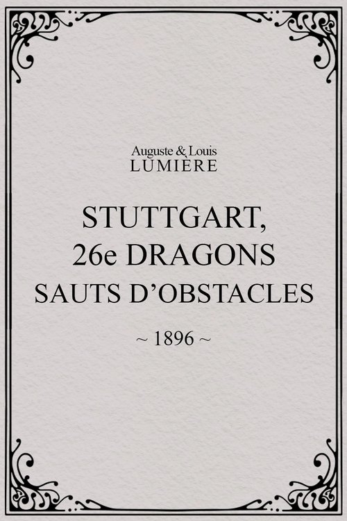 Stuttgart : 26ème dragons. Sauts d’obstacles
