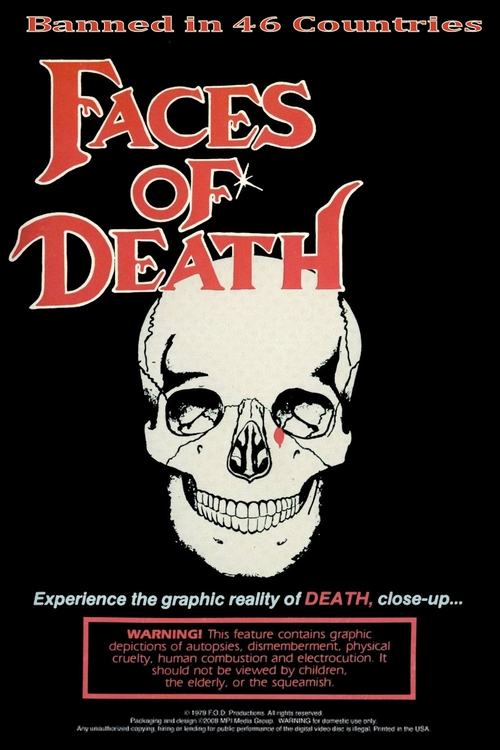 Grootschalige poster van Faces of Death