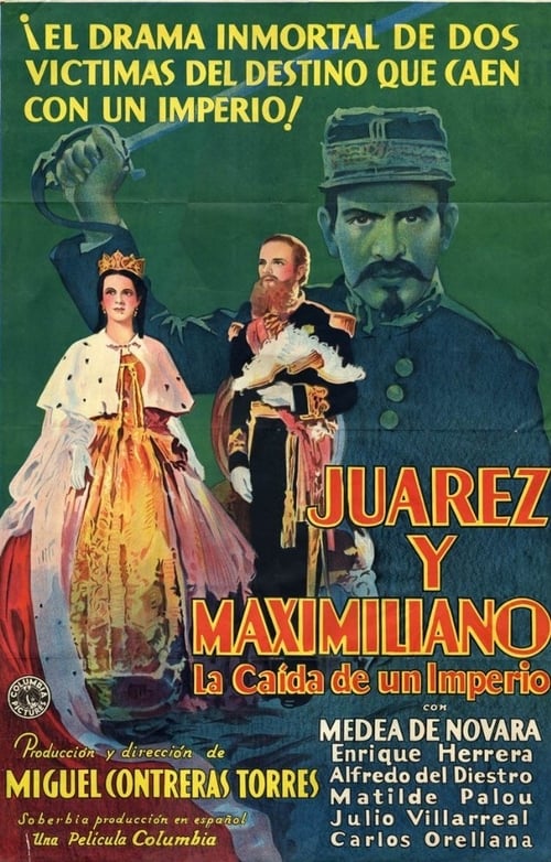 Poster Juárez y Maximiliano 1934