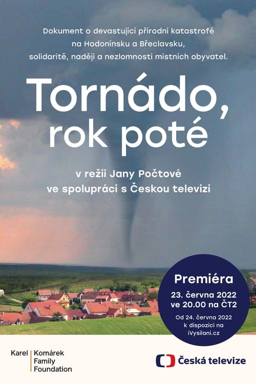 Poster Tornádo, rok poté 2022
