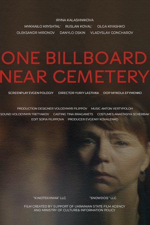 One Billboard Near Cemetery