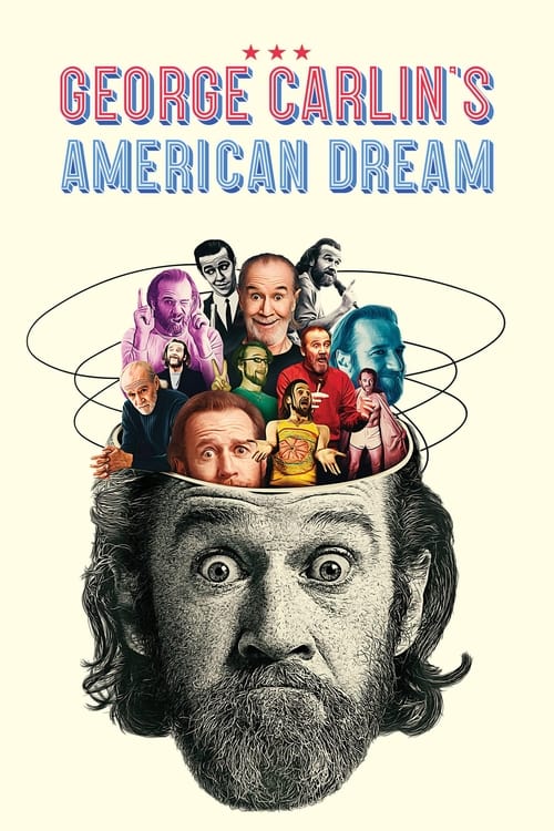 Grootschalige poster van George Carlinâ€™s American Dream