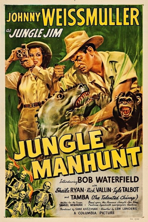 Jungle Manhunt movie poster player