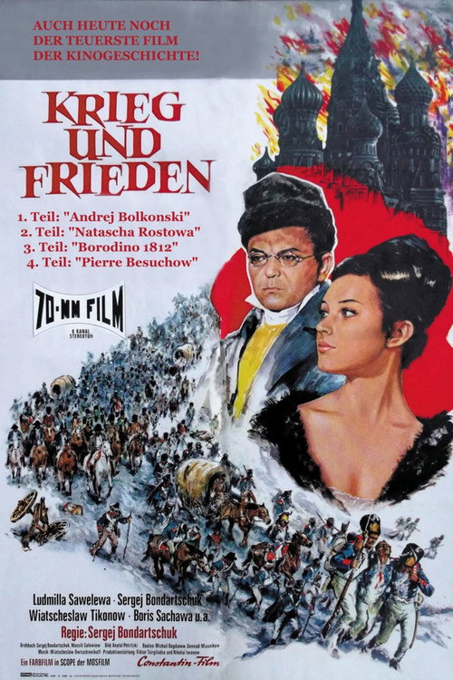 Poster Krieg und Frieden Filmreihe