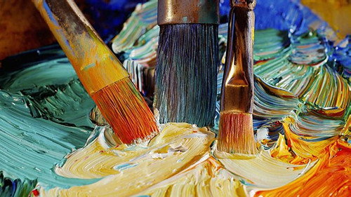 Hidden Paintings Backdrop Blur