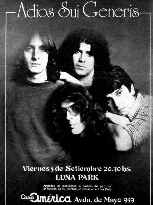 Farewell, Sui Géneris poster