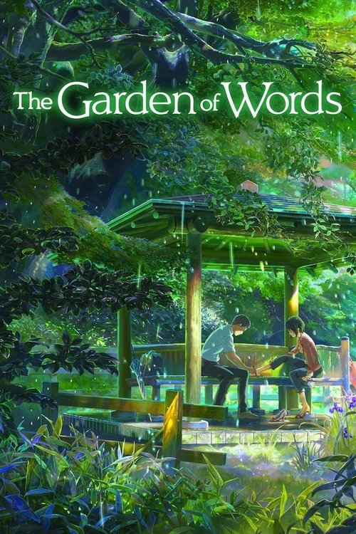 The Garden of Words movie poster player