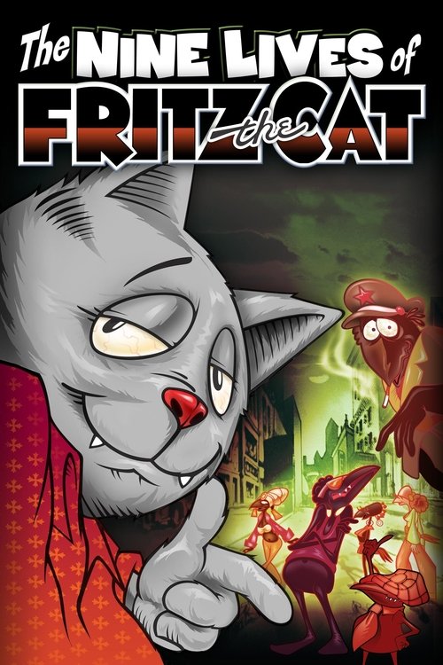 Grootschalige poster van The Nine Lives of Fritz the Cat