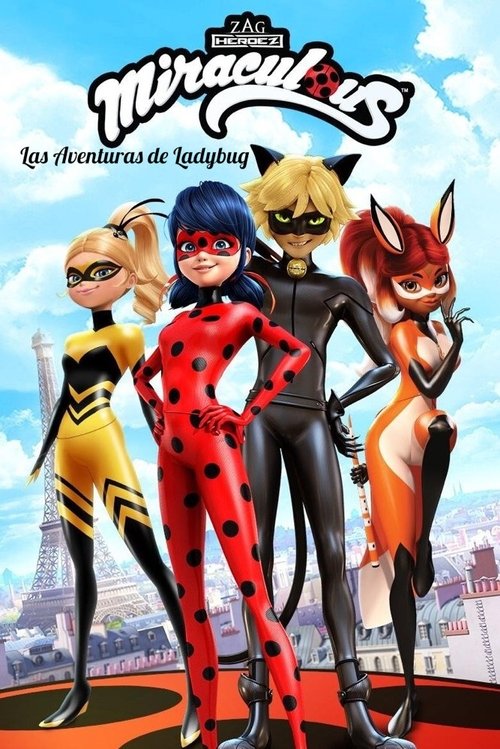 Póster de la temporada 3 de la serie Miraculous: Las aventuras de Ladybug