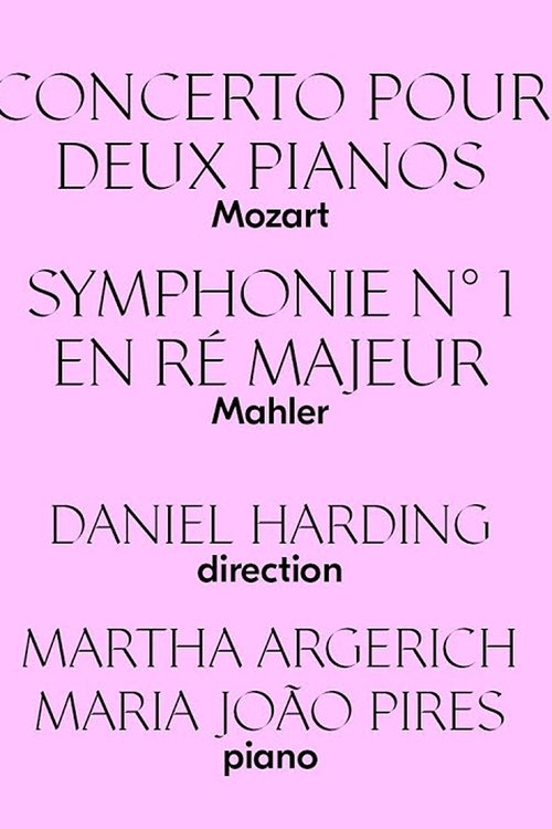 Poster of : Martha Argerich & Maria João Pires Play Mozart Victoria Hall - Geneva