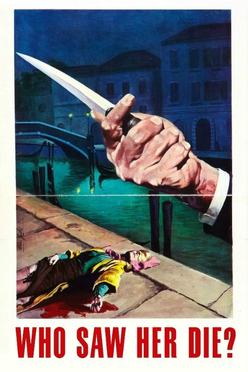 Who Saw Her Die? movie poster player