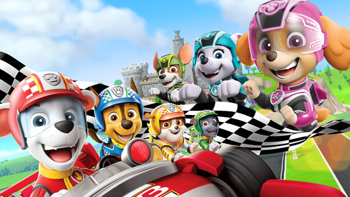 Paw Patrol: Super Rescue Backdrop Blur