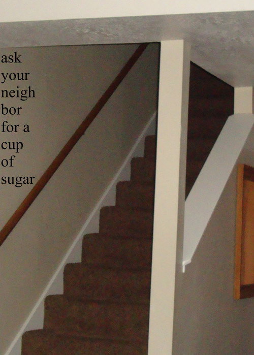 ask your neighbor for a cup of sugar