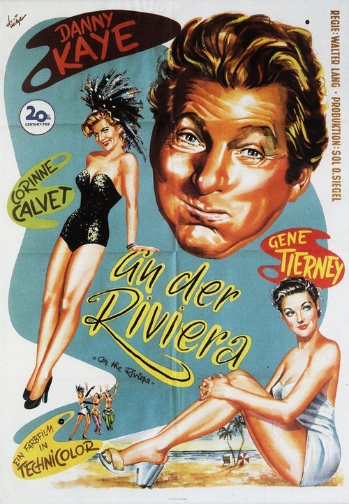 An der Riviera movie poster player