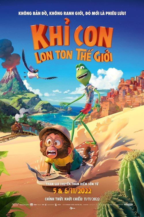 Poster Khỉ Con Lon Ton Thế Giới