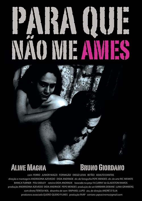 Para que não me ames movie poster player