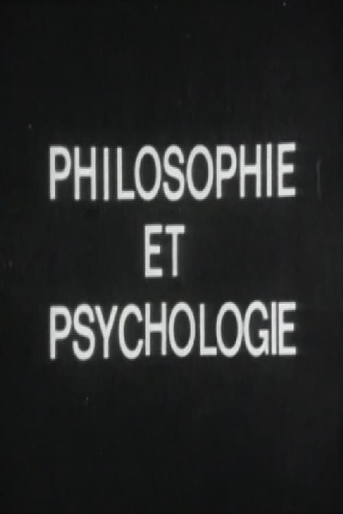 Philosophie et psychologie (1965)