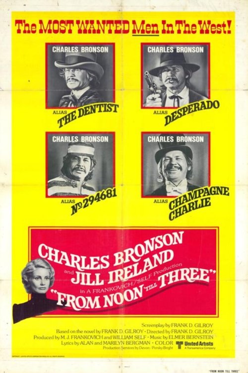 From Noon Till Three poster
