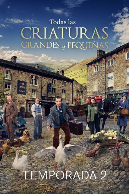 Póster de la temporada 2 de la serie Todas las criaturas grandes y pequeñas
