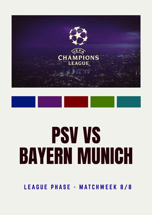 PSV VS Bayern Munich CL 25/26